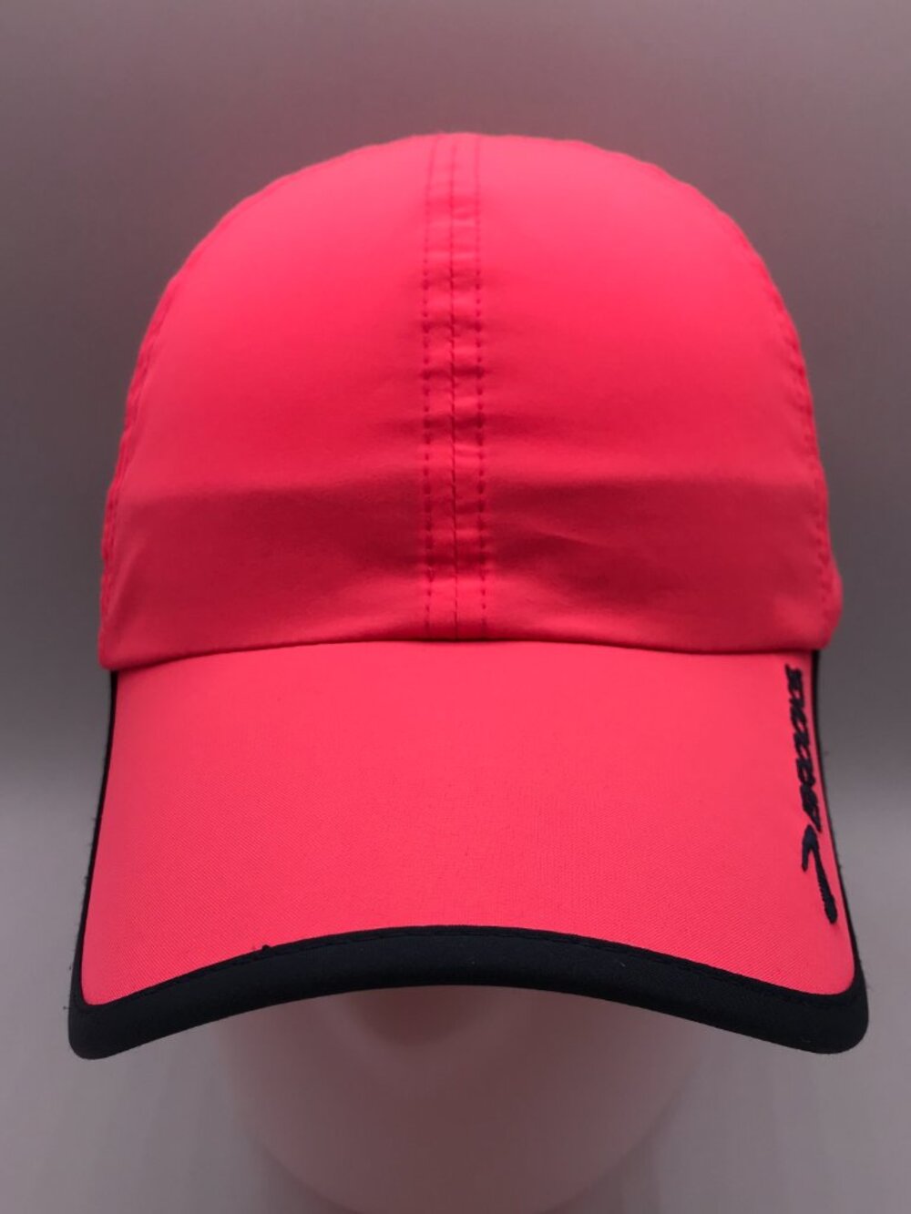 Brooks Adult's Pink Lightweight Tennis Pickleball Running Hook & Loop Hat Cap